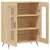 Produktbild 6 för Skänk sonoma-ek 69,5x34x90 cm konstruerat trä