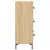 Produktbild 7 för Skänk sonoma-ek 69,5x34x90 cm konstruerat trä