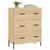 Produktbild 3 för Skänk sonoma-ek 69,5x34x90 cm konstruerat trä