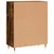 Produktbild 8 för Skänk rökfärgad ek 69,5x34x90 cm konstruerat trä