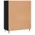 Produktbild 6 för Bokhylla svart 69,5x32,5x90 cm konstruerat trä