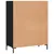 Produktbild 6 för Bokhylla svart 69,5x32,5x90 cm konstruerat trä