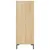 Produktbild 5 för Bokhylla sonoma-ek 69,5x32,5x90 cm konstruerat trä