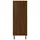 Bokhylla brun ek 69,5x32,5x90 cm konstruerat trä