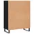 Produktbild 6 för Bokhylla svart 69,5x32,5x90 cm konstruerat trä