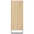 Produktbild 5 för Bokhylla sonoma-ek 69,5x32,5x90 cm konstruerat trä