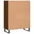 Produktbild 6 för Bokhylla brun ek 69,5x32,5x90 cm konstruerat trä