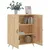 Produktbild 4 för Skänk sonoma-ek 69,5x34x90 cm konstruerat trä
