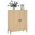 Produktbild 3 för Skänk sonoma-ek 69,5x34x90 cm konstruerat trä