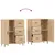 Produktbild 9 för Skänk sonoma-ek 69,5x34x90 cm konstruerat trä