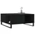Produktbild 3 för Soffbord svart 80x80x36,5 cm konstruerat trä