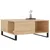 Produktbild 3 för Soffbord sonoma-ek 80x80x36,5 cm konstruerat trä