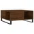 Produktbild 2 för Soffbord brun ek 80x80x36,5 cm konstruerat trä