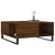 Produktbild 3 för Soffbord brun ek 80x80x36,5 cm konstruerat trä