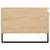 Produktbild 7 för Soffbord sonoma-ek 90x50x36,5 cm konstruerat trä