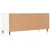 Produktbild 8 för Tv-bänk vit 100x34,5x44,5 cm konstruerat trä