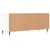 Produktbild 8 för Tv-bänk vit högglans 100x34,5x44,5 cm konstruerat trä