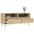 Produktbild 4 för Tv-bänk sonoma-ek 100x34,5x44,5 cm konstruerat trä