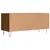 Produktbild 8 för Tv-bänk brun ek 100x34,5x44,5 cm konstruerat trä