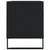 Produktbild 7 för Tv-bänk svart 100x34,5x44,5 cm konstruerat trä