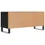 Produktbild 8 för Tv-bänk svart 100x34,5x44,5 cm konstruerat trä
