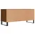 Produktbild 8 för Tv-bänk brun ek 100x34,5x44,5 cm konstruerat trä