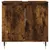 Produktbild 4 för Badrumsskåp rökfärgad ek 58x33x60 cm konstruerat trä