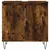 Produktbild 4 för Badrumsskåp rökfärgad ek 58x33x60 cm konstruerat trä