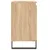Produktbild 6 för Badrumsskåp sonoma-ek 58x33x60 cm konstruerat trä
