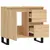Produktbild 5 för Badrumsskåp sonoma-ek 65x33x60 cm konstruerat trä