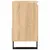 Produktbild 6 för Badrumsskåp sonoma-ek 65x33x60 cm konstruerat trä