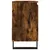 Produktbild 6 för Badrumsskåp rökfärgad ek 65x33x60 cm konstruerat trä