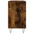 Produktbild 7 för Badrumsskåp rökfärgad ek 80x33x60 cm konstruerat trä