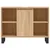 Produktbild 6 för Badrumsskåp sonoma-ek 80x33x60 cm konstruerat trä