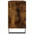 Produktbild 7 för Badrumsskåp rökfärgad ek 80x33x60 cm konstruerat trä