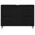 Produktbild 5 för Badrumsskåp svart 80x33x60 cm konstruerat trä