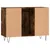 Produktbild 7 för Badrumsskåp rökfärgad ek 80x33x60 cm konstruerat trä