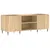 Produktbild 2 för Stereobänk sonoma-ek 121x38x48 cm konstruerat trä
