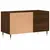 Produktbild 6 för Stereobänk brun ek 85x38x48 cm konstruerat trä