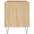 Produktbild 5 för Stereobänk sonoma-ek 74,5x38x48 cm konstruerat trä