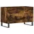 Produktbild 2 för Stereobänk rökfärgad ek 74,5x38x48 cm konstruerat trä