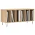 Produktbild 3 för Stereobänk sonoma-ek 100x38x48 cm konstruerat trä