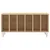 Produktbild 4 för Stereobänk sonoma-ek 100x38x48 cm konstruerat trä