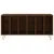 Produktbild 4 för Stereobänk brun ek 100x38x48 cm konstruerat trä