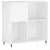 Produktbild 2 för Stereobänk vit 84,5x38x89 cm konstruerat trä