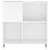 Produktbild 4 för Stereobänk vit 84,5x38x89 cm konstruerat trä