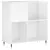 Produktbild 2 för Stereobänk vit högglans 84,5x38x89 cm konstruerat trä