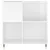 Produktbild 4 för Stereobänk vit högglans 84,5x38x89 cm konstruerat trä