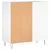 Produktbild 6 för Stereobänk vit 84,5x38x89 cm konstruerat trä
