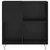 Produktbild 4 för Stereobänk svart 84x38x89 cm konstruerat trä